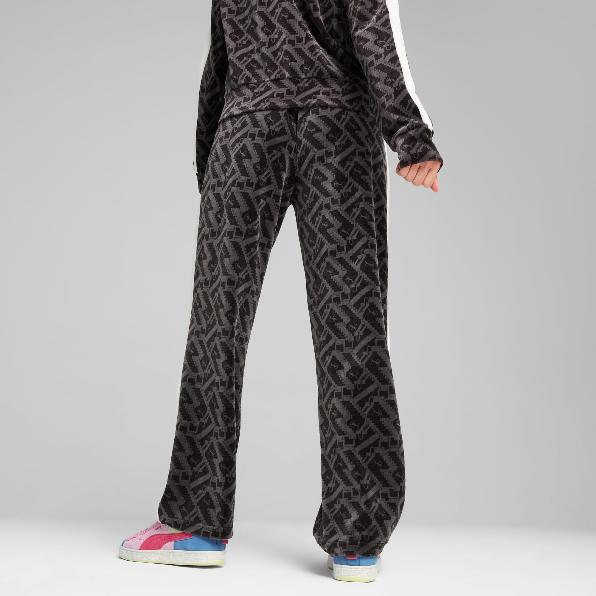 Wine Red Natural Waisted Casual Pants Product Image