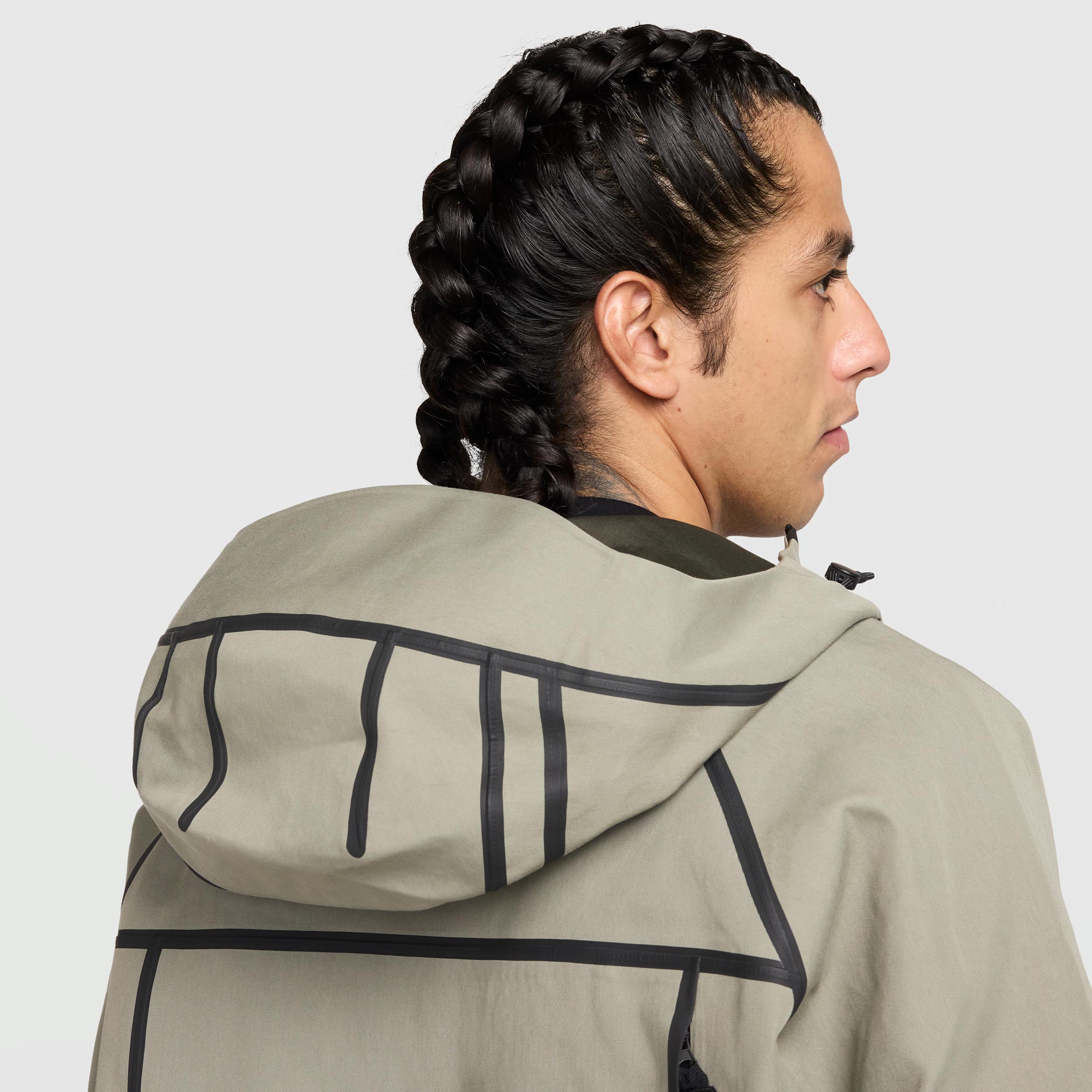Nike Mens Tech Storm-FIT Hooded Rain Jacket | HM9473-320 Product Image