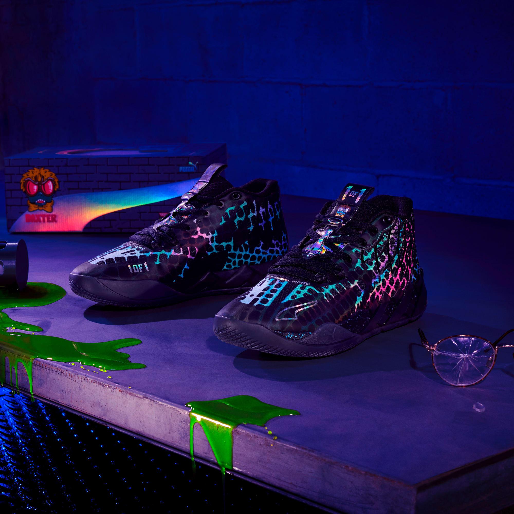 PUMA x LAMELO BALL x TNMT MB.01 Baxter Stockman Men's Basketball Shoes Product Image