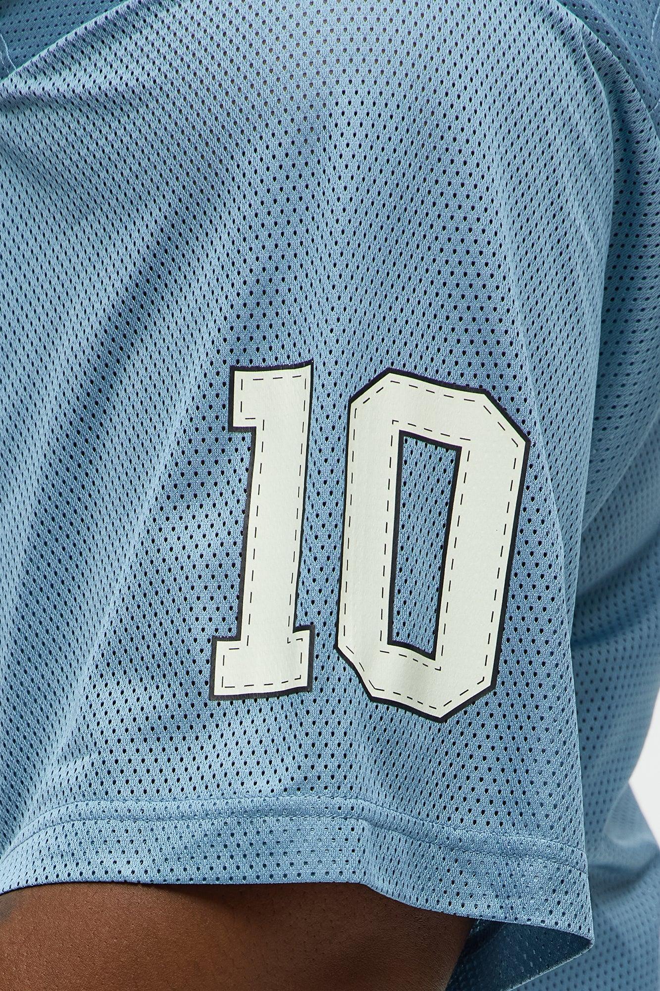 Boxy Gods Favorite Tshirt - Dusty Blue Product Image