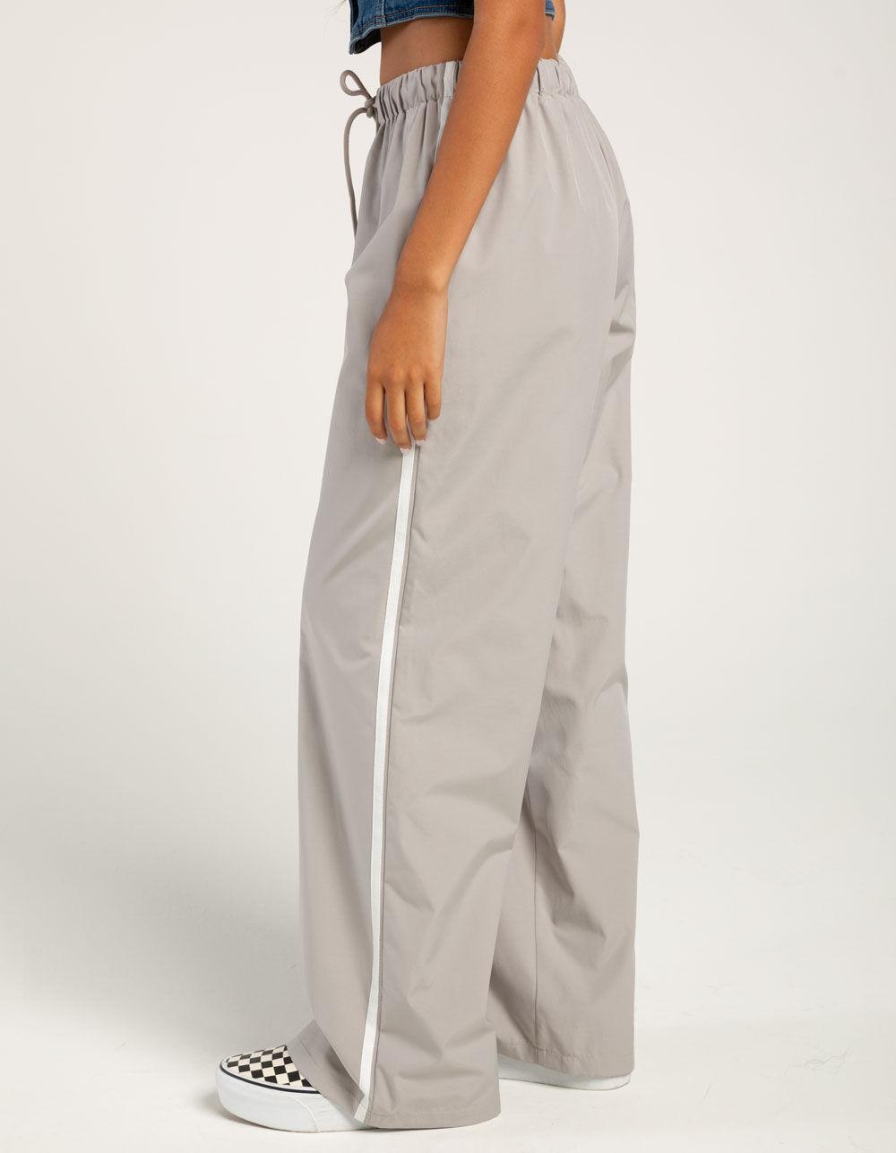 RSQ Womens Low Rise Track Pants - LIGHT GRAY Product Image