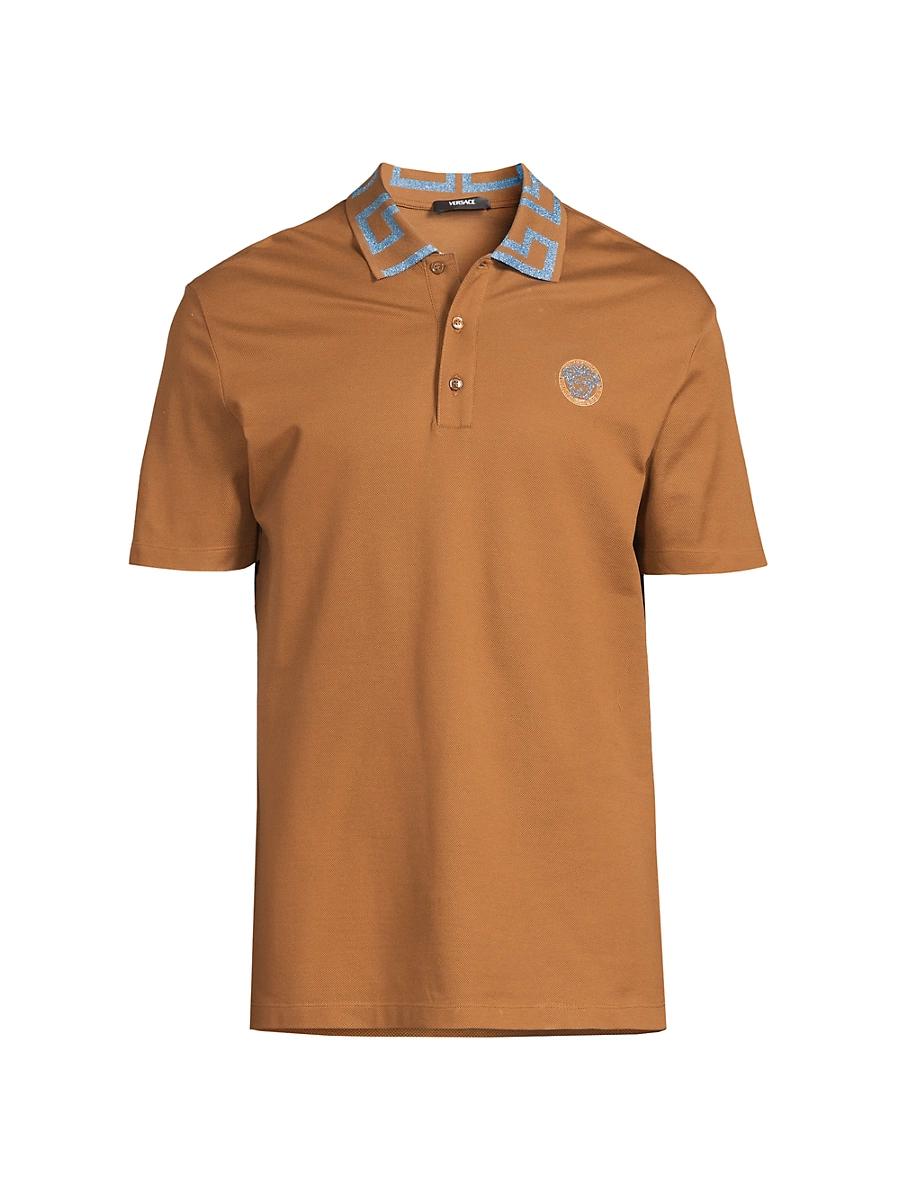 Mens Piquet Cotton Polo Shirt Product Image