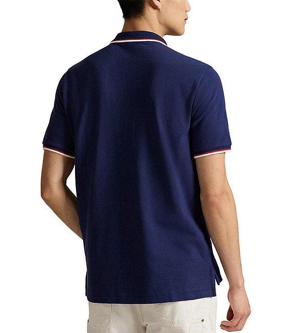 Polo Ralph Lauren Classic Fit Tipped Mesh Short Sleeve Polo Shirt Product Image