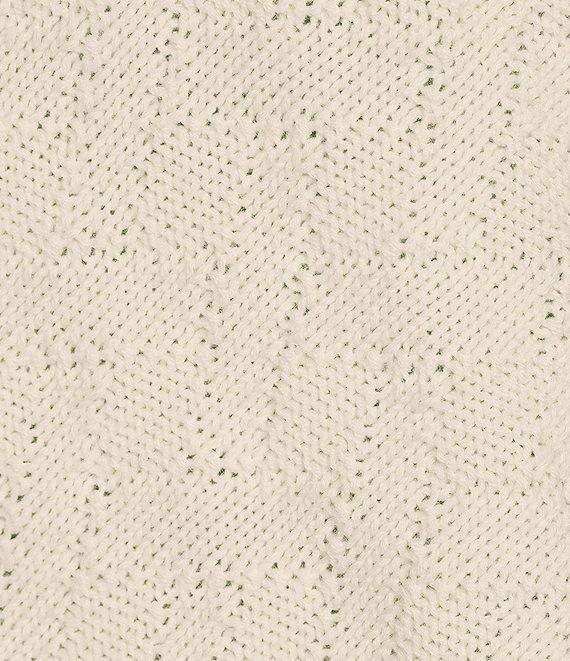 Murano Inflorescence Collection Solid Textured Sweater Product Image