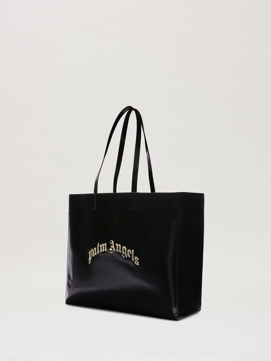 SHINY CURVED LOGO SHOPPING BA BLACK/PEAR Product Image