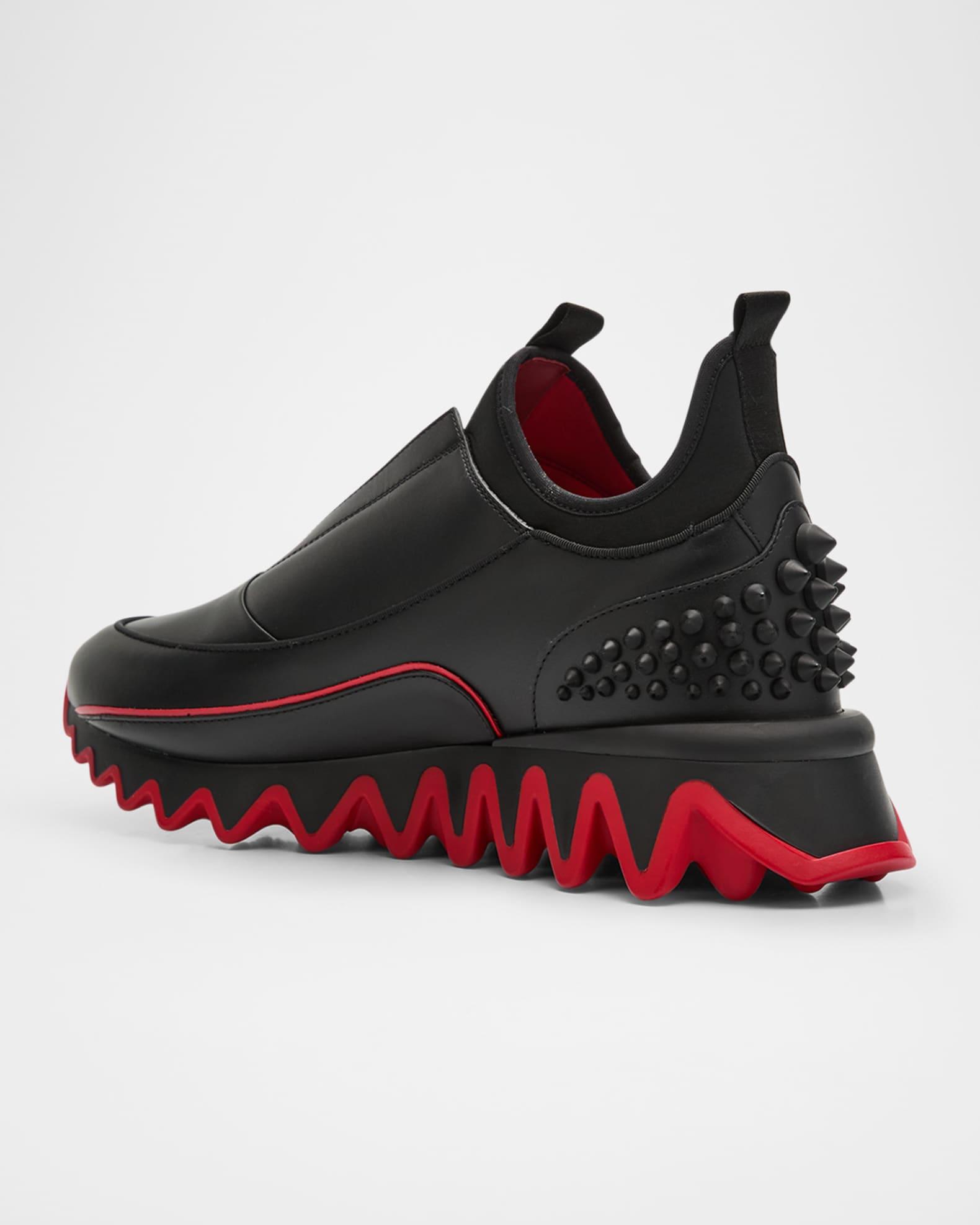 Men's Sharkyloub SP Spikes Leather Runner Sneakers Product Image