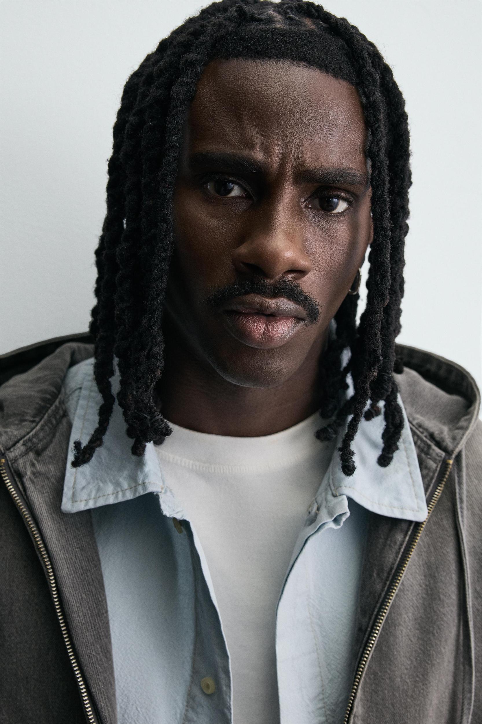 WASHED HOODED JACKET Product Image