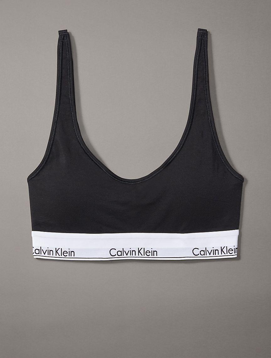 Icon Cotton Modal Lightly Lined Scoopneck Bralette Product Image