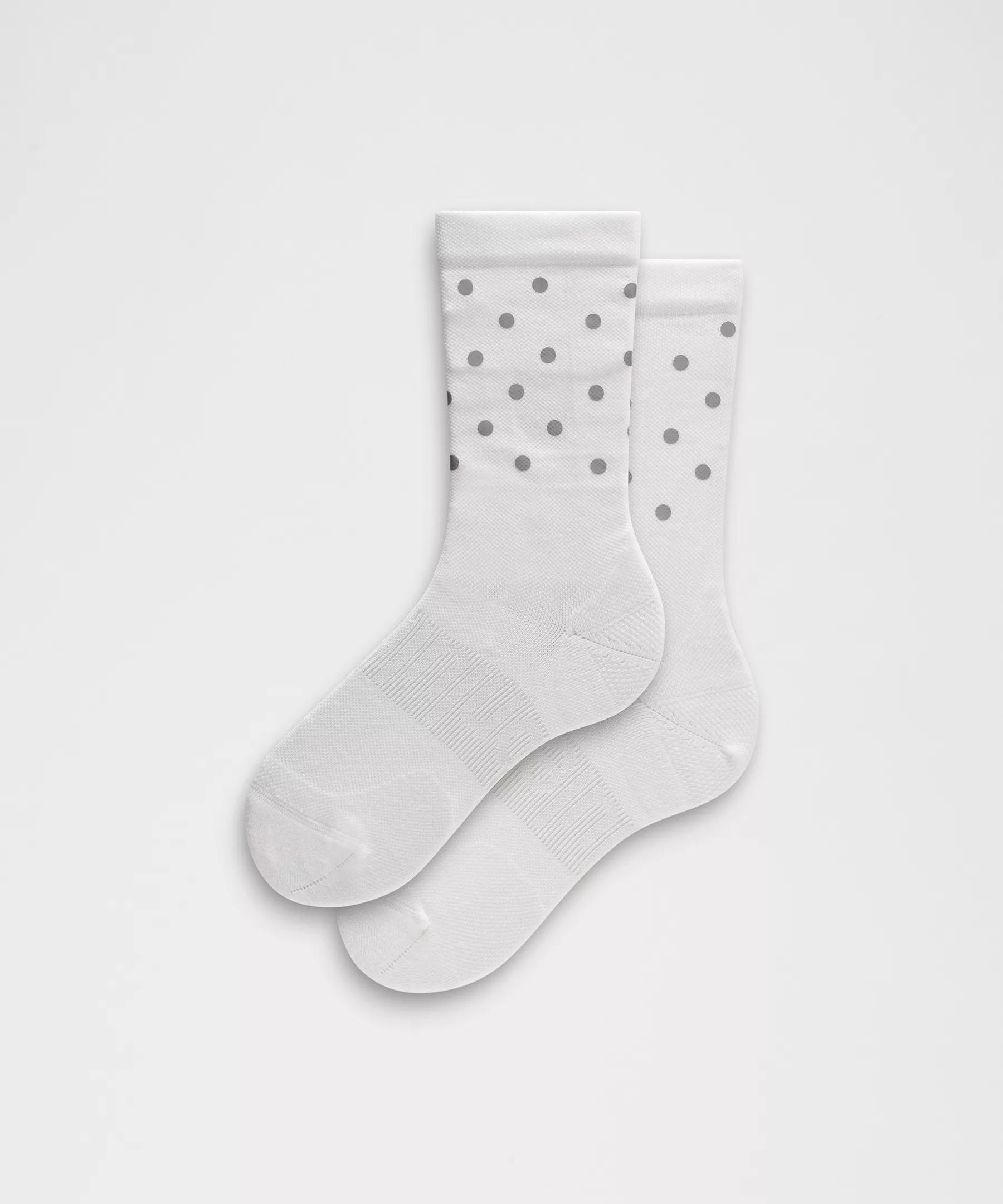 Women's Power Stride Crew Socks *Dot Reflective Product Image