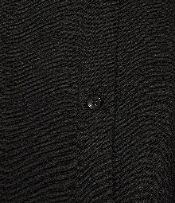 DKNY by Donna Karan Collared Neckline Long Roll Tab Sleeve Button Down Shirt Product Image