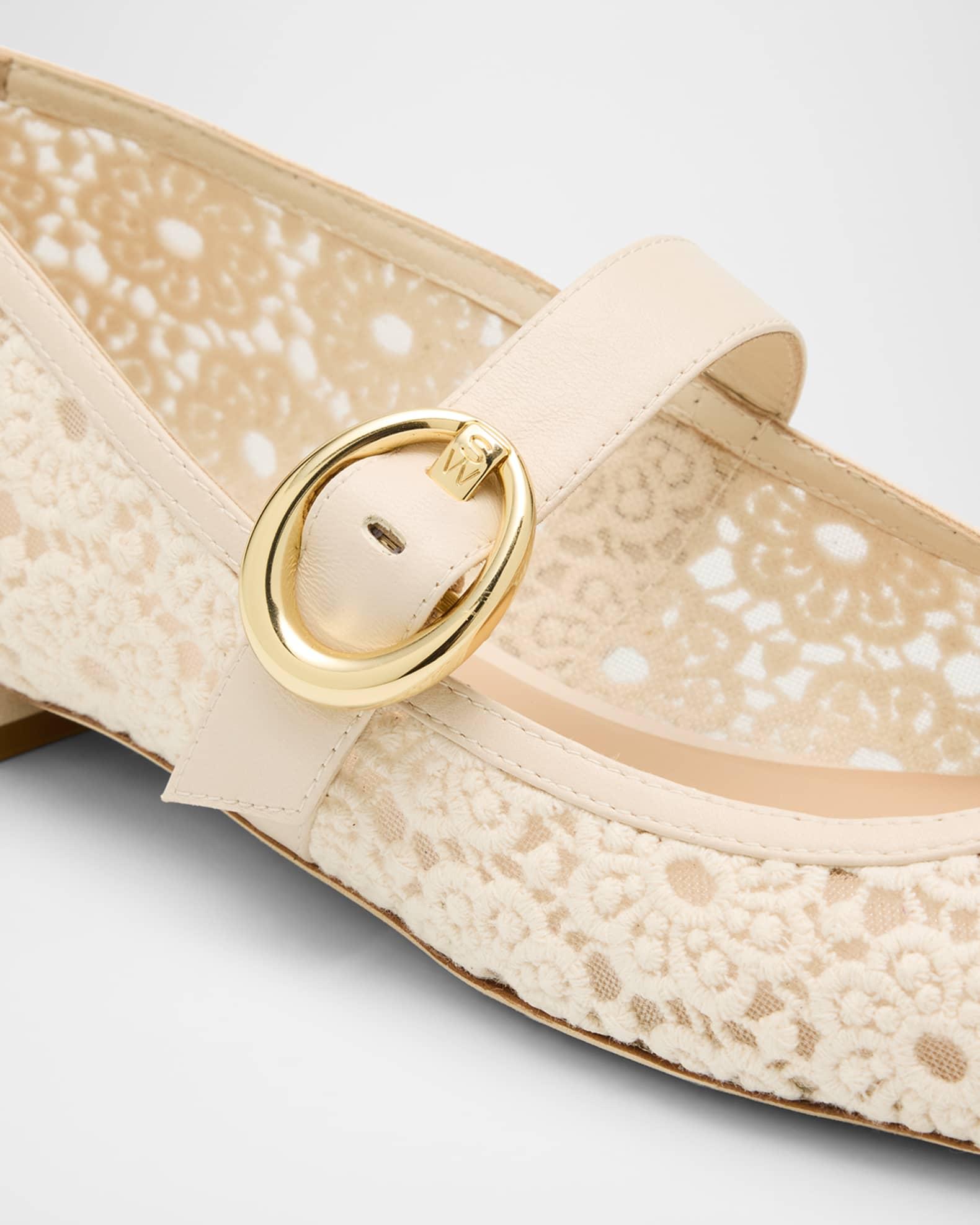 Arabella Cotton Mary Jane Ballerina Flats Product Image