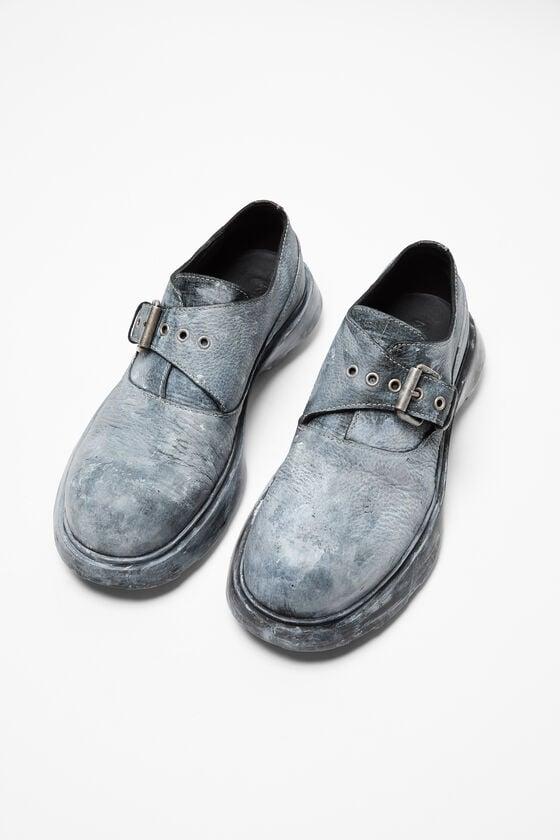 Buckle leather shoes Product Image