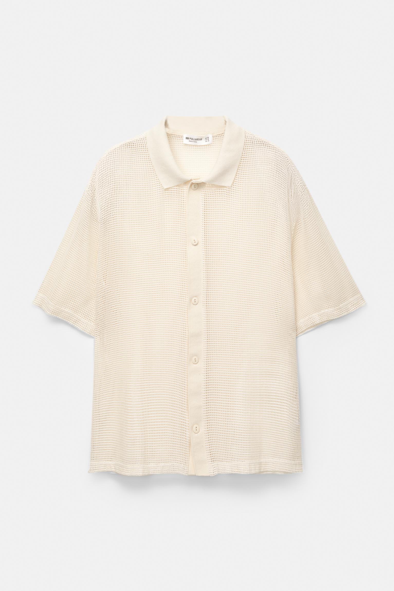 Short sleeve mesh shirt Product Image