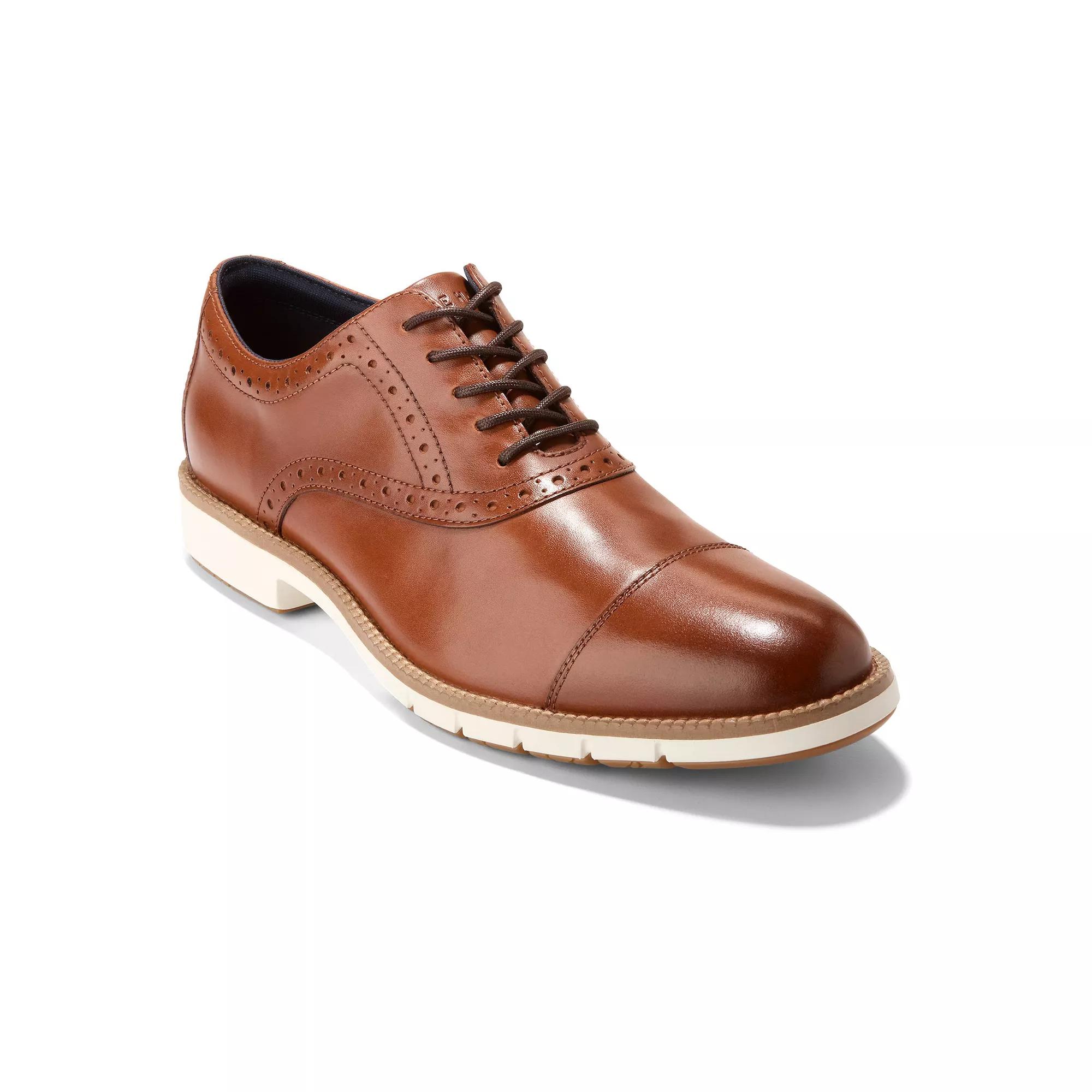 Cole Haan FlexGrand+ Men's Cap Toe Leather Oxford Shoes,  Product Image