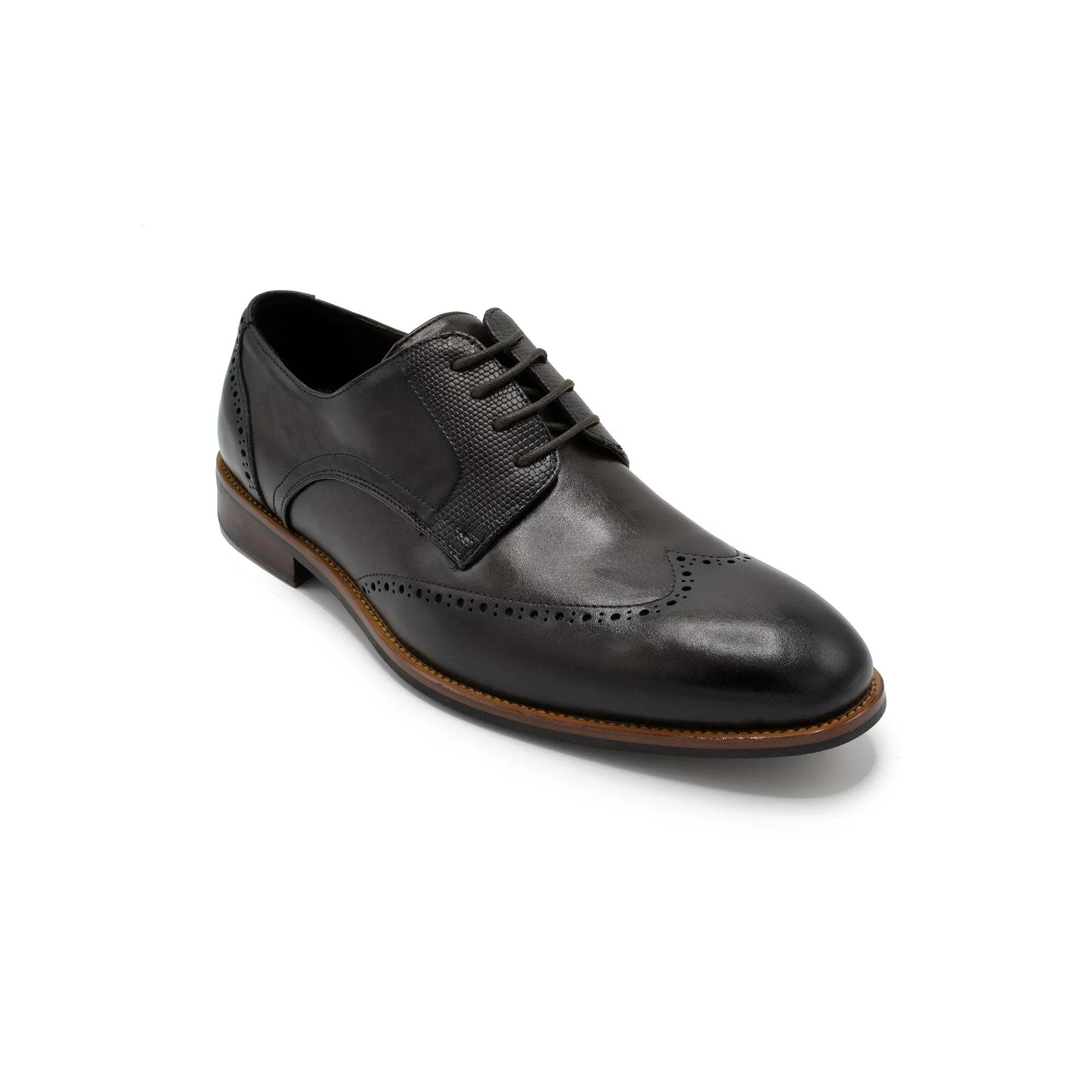 Aston Marc Men's Classic Wingtip Dress Shoes, Size: 12, Brown Product Image