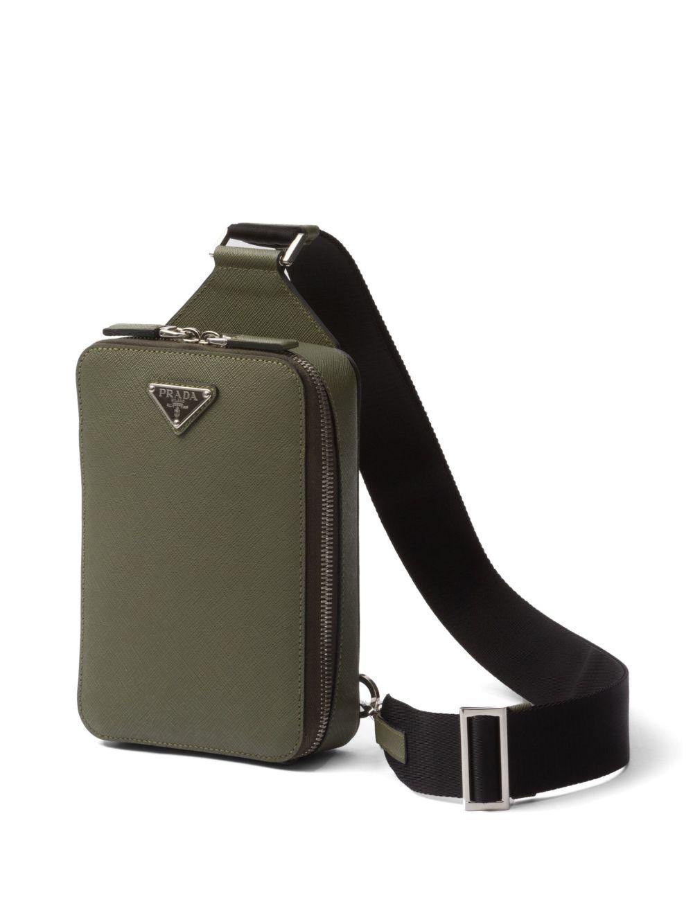 Brique leather shoulder bag Product Image