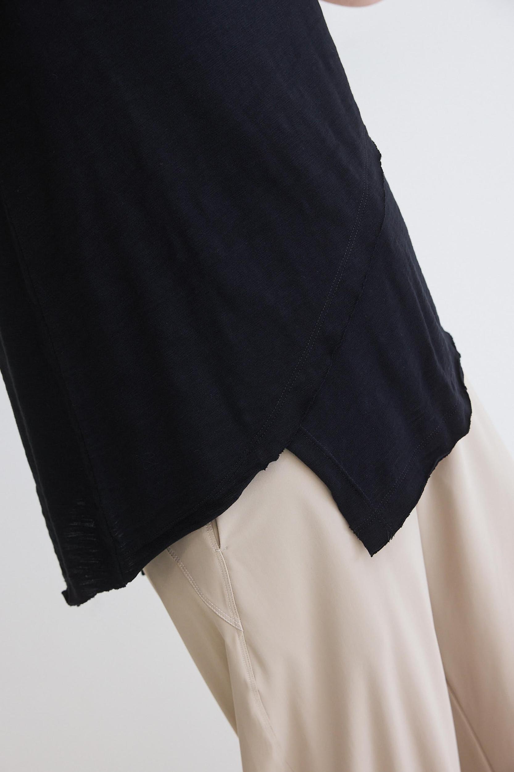 Inner Glow Asymmetric Short Sleeve Top Product Image