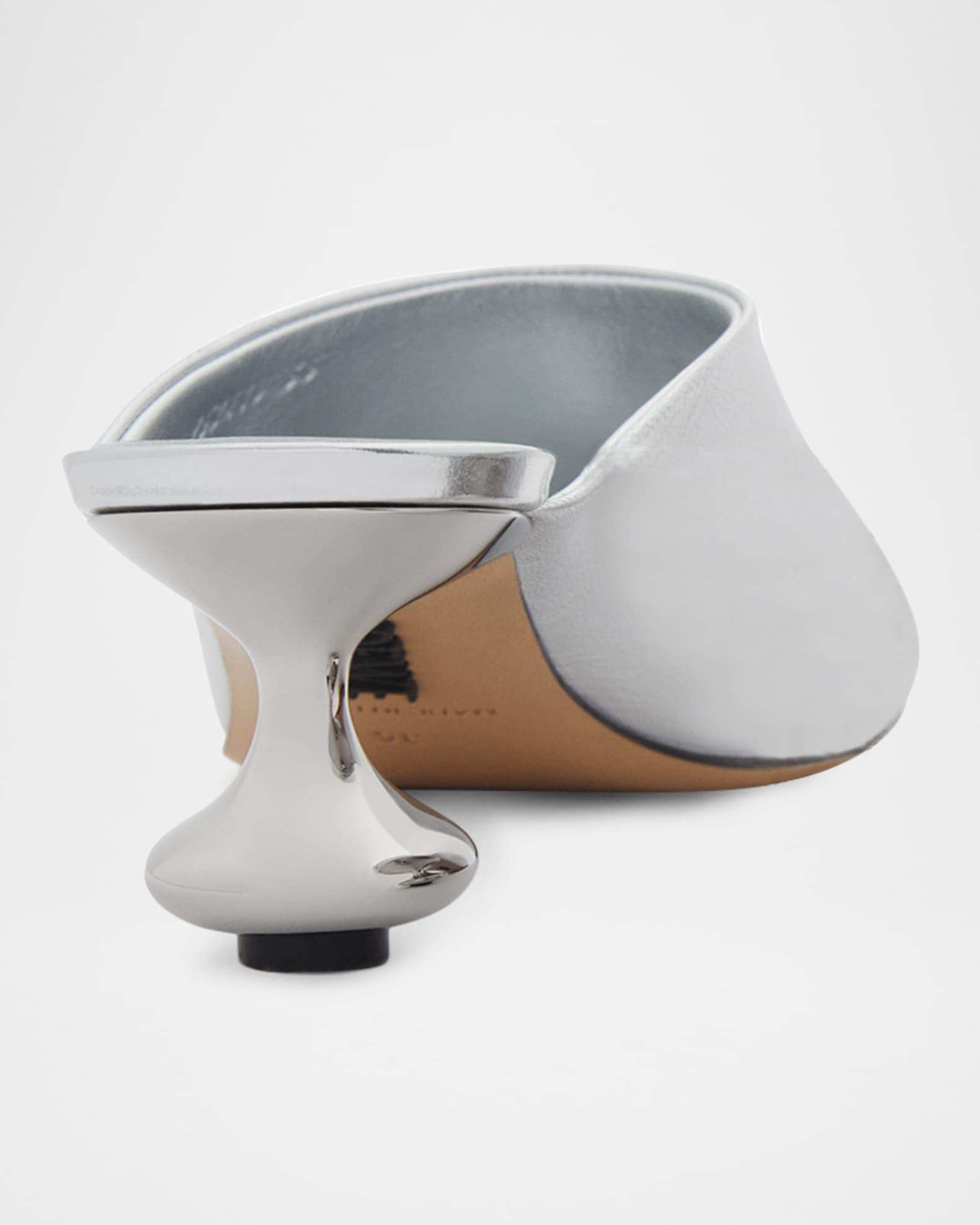 Toy Metallic Mule Pumps Product Image