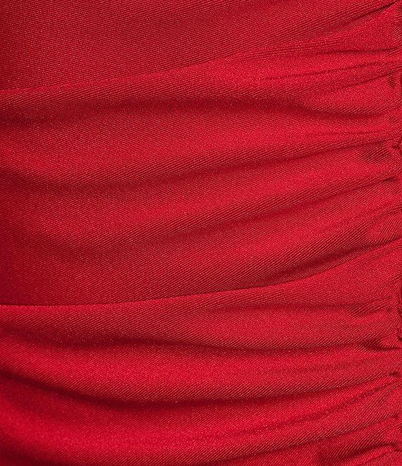 B. Darlin V-Neck Ruched Side Bodycon Dress Product Image