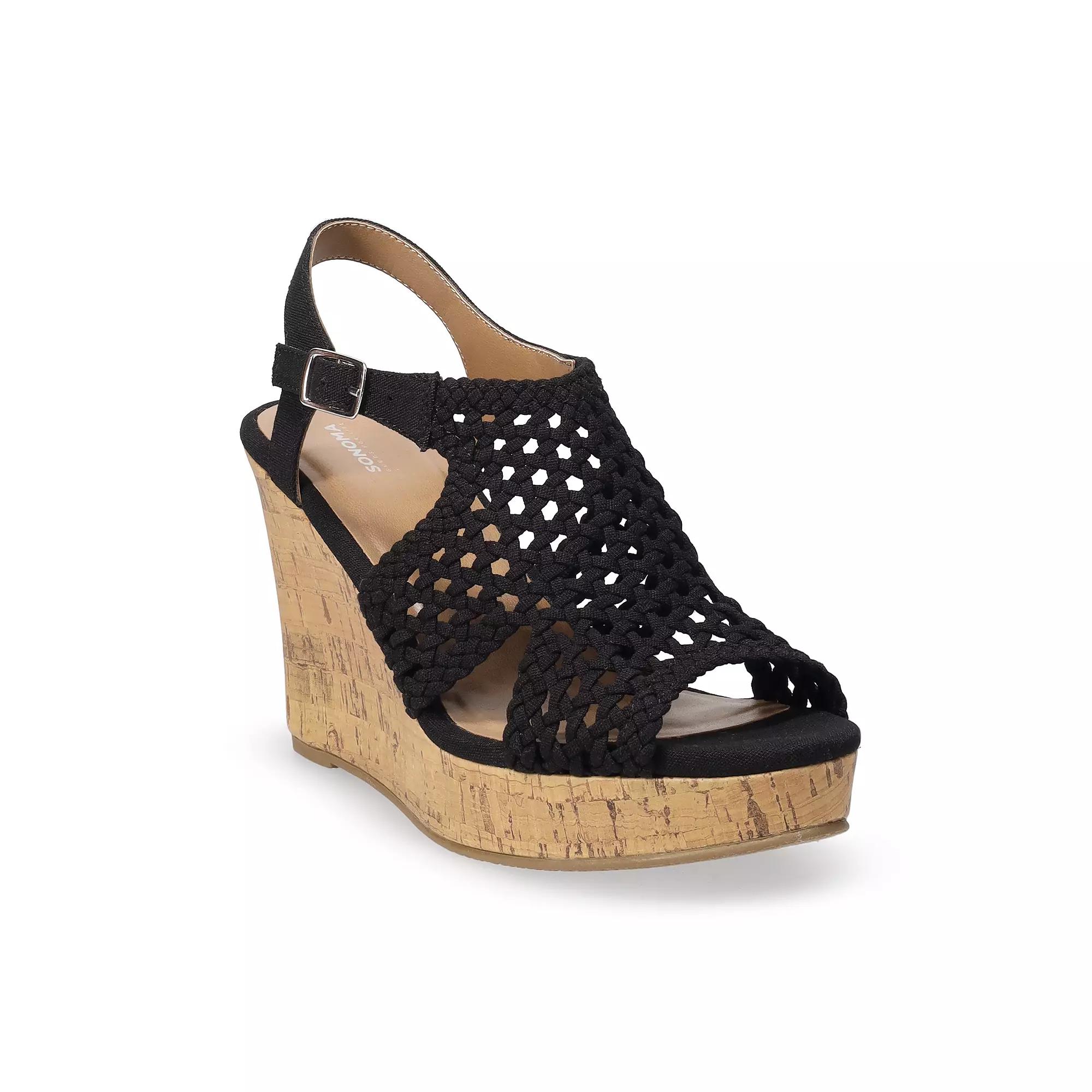 Sonoma Goods For Life® Taffy Women's Wedge Sandals,  Product Image