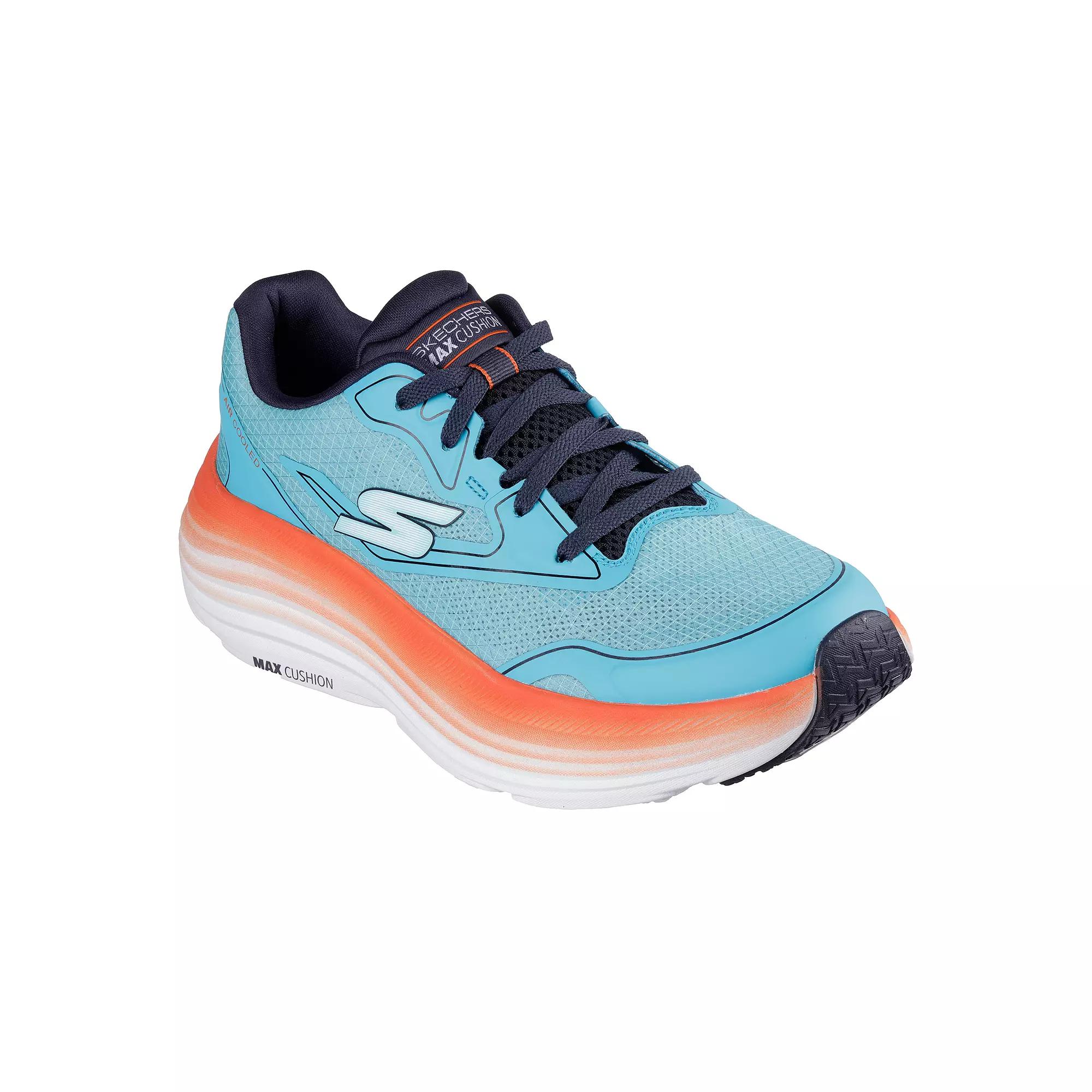 Skechers Max Cushioning Endeavour™ Men's Shoes, Size: 8.5, Blue Orange Product Image