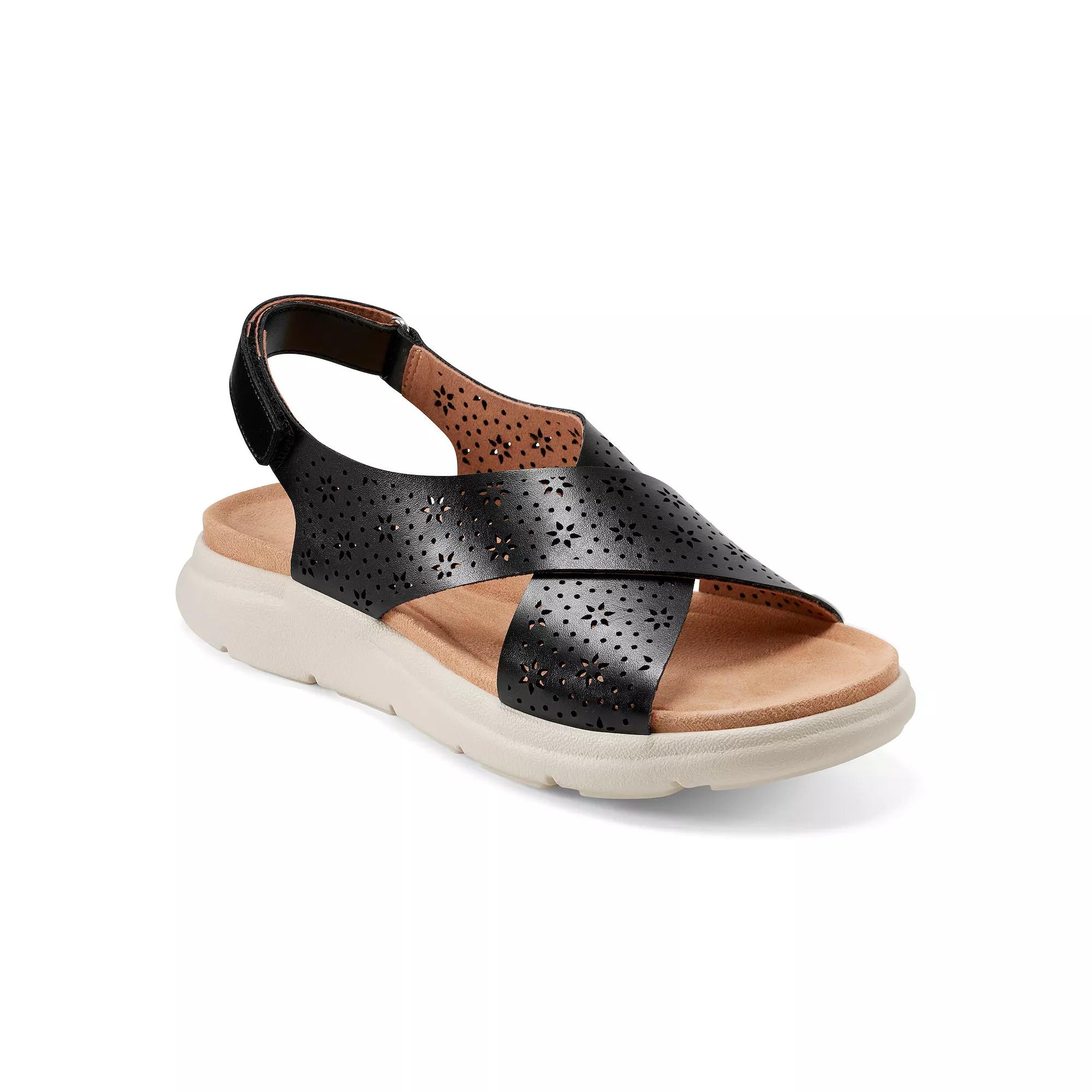 Easy Spirit Amiya Women's Perforated Criss-Cross Strap Slingback Sandals,  Product Image