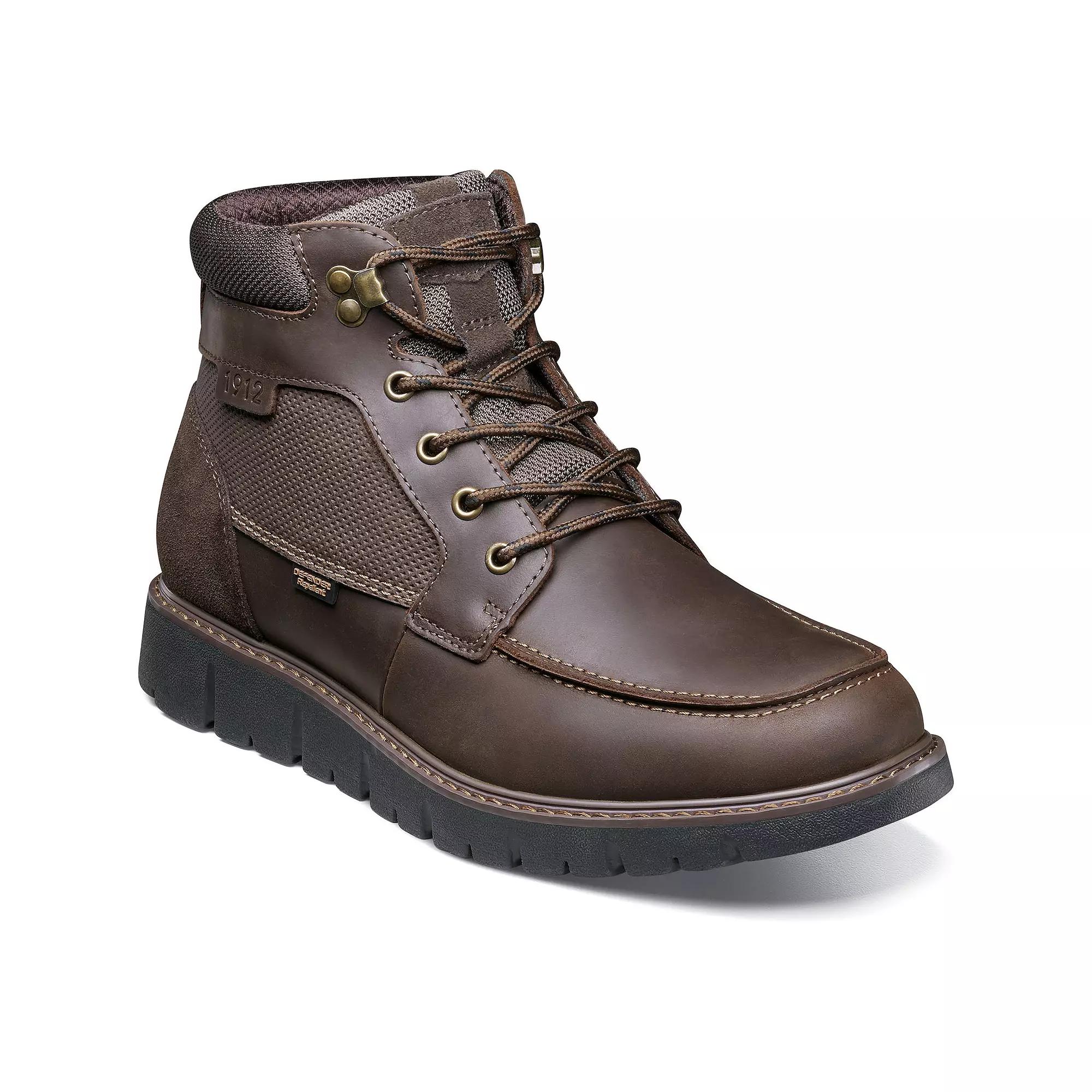 Nunn Bush® Karnak Men's Leather Moc Toe Ankle Boots,  Product Image