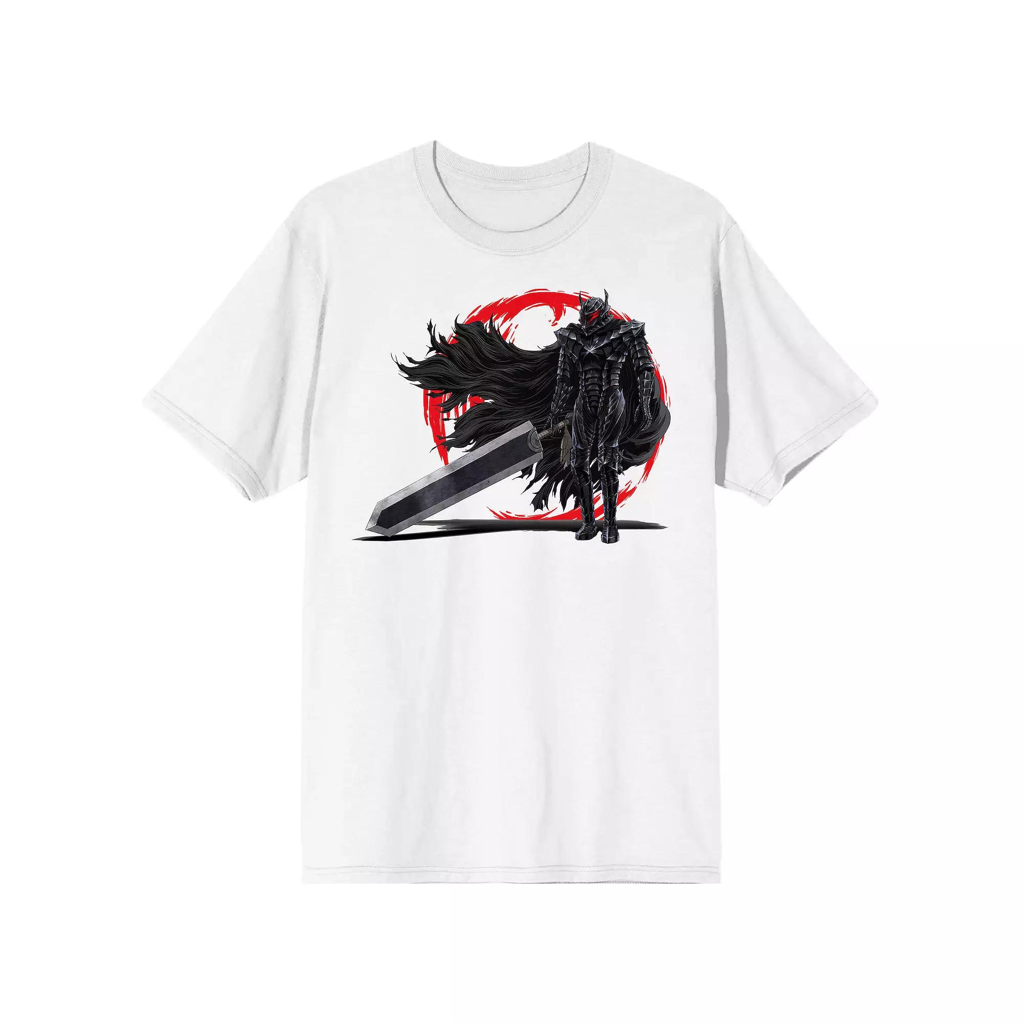 Men's Berserk Anime Character Guts Tee, Size: Large, White Product Image