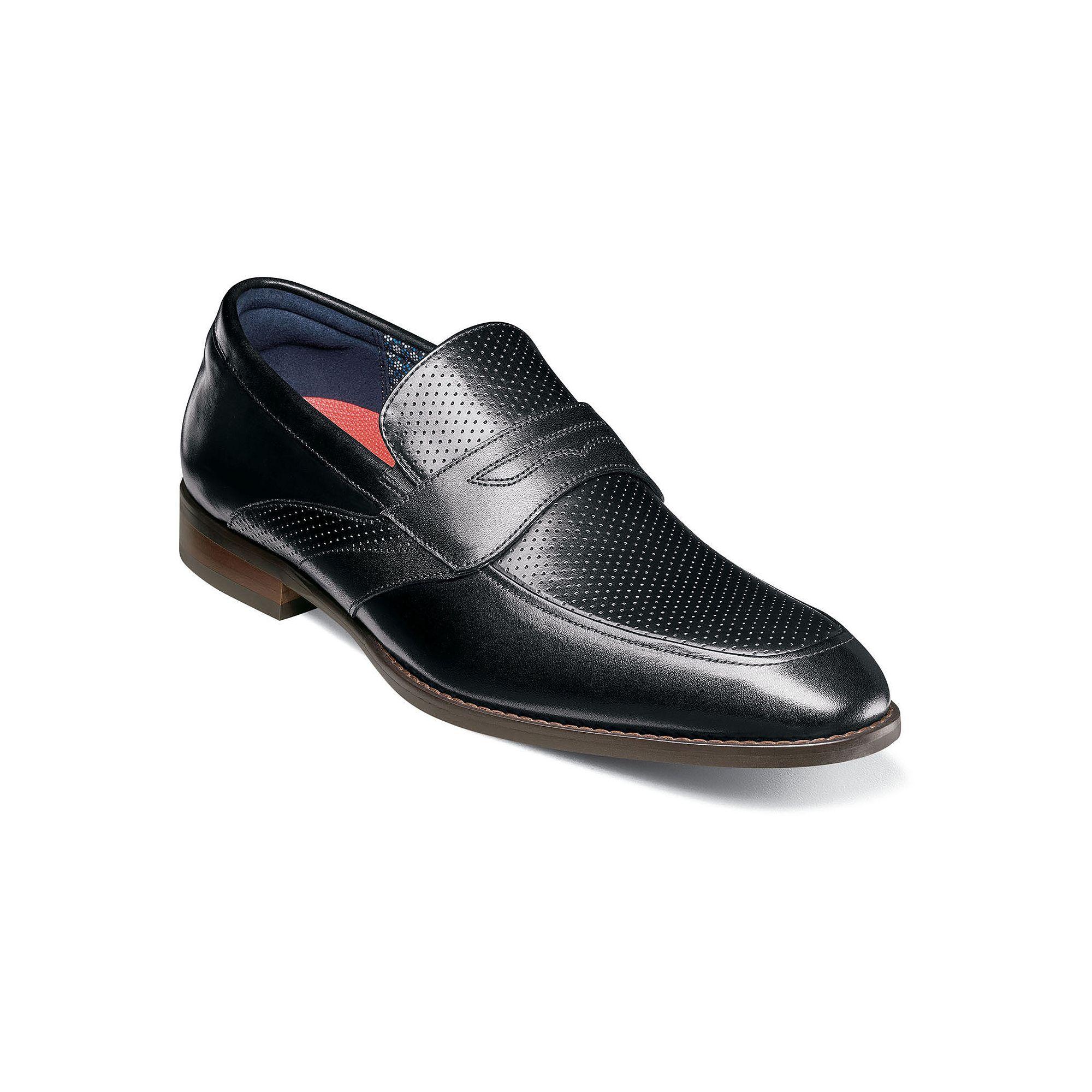 Stacy Adams Karnes Mens Leather Penny Loafers Product Image