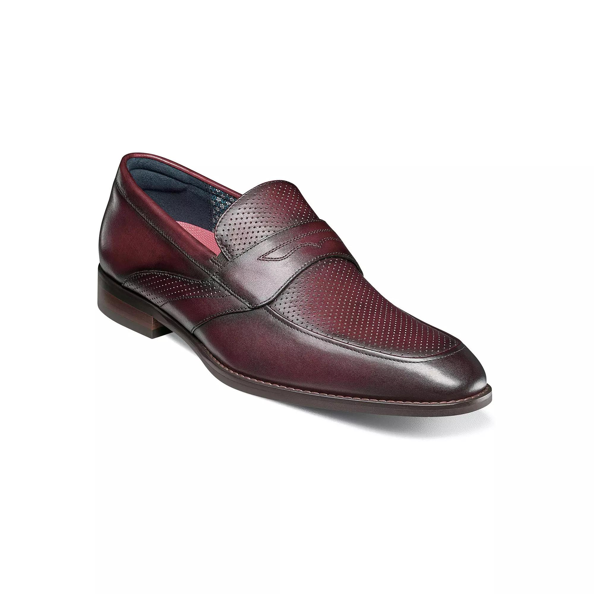 Stacy Adams Karnes Mens Leather Penny Loafers Product Image