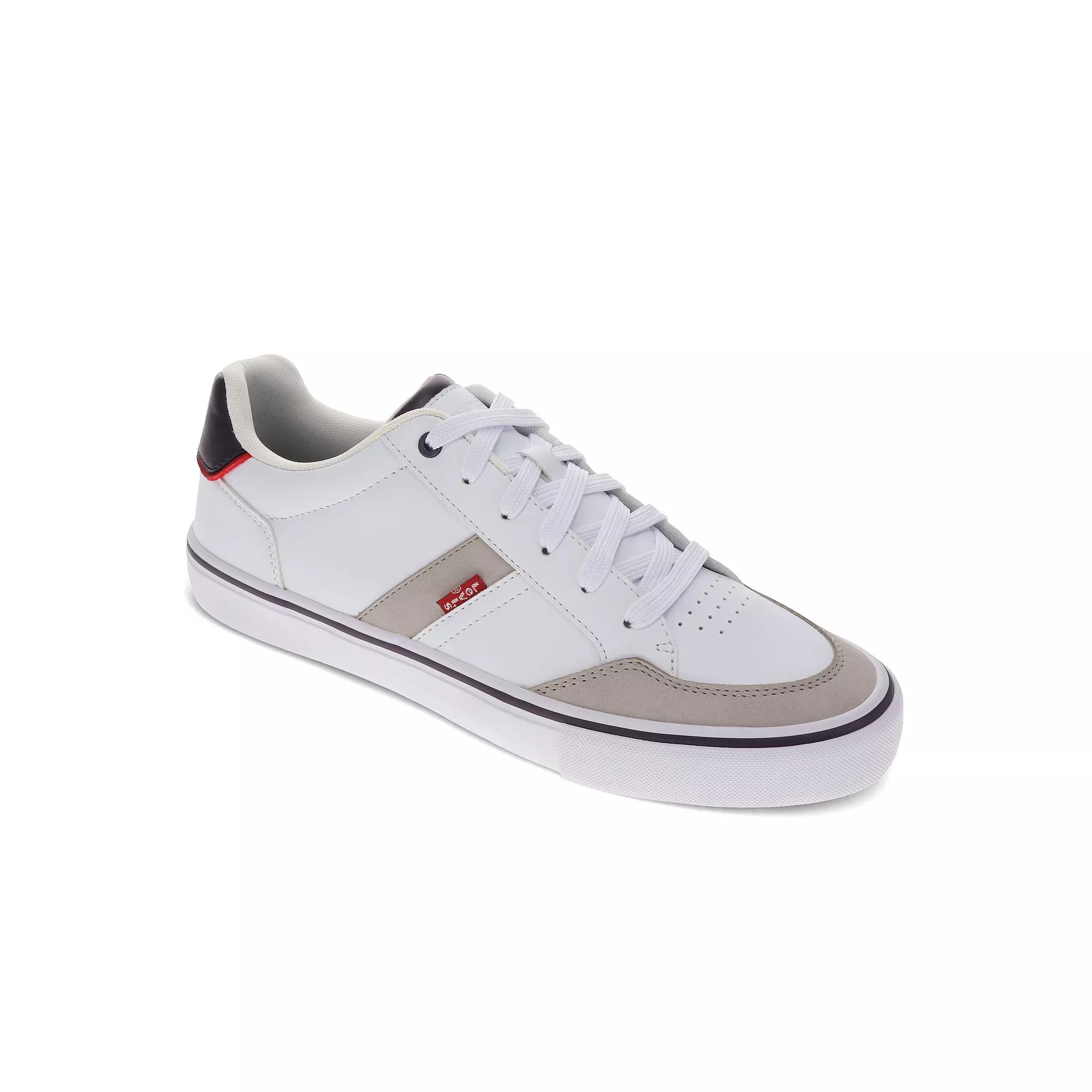 Levi's® Deacon Men's Sneakers, Size: 10.5, White Silver Navy Product Image