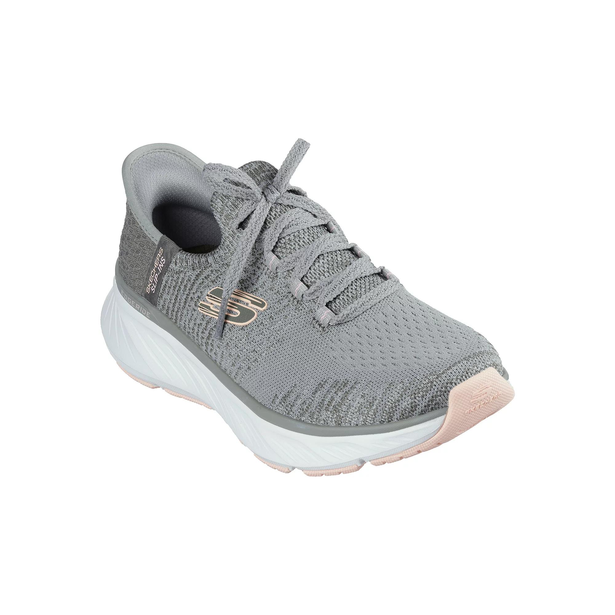 Skechers Hands Free Slip-ins® Edgeride Women's Sneakers, Size: 6, Green Orange Product Image