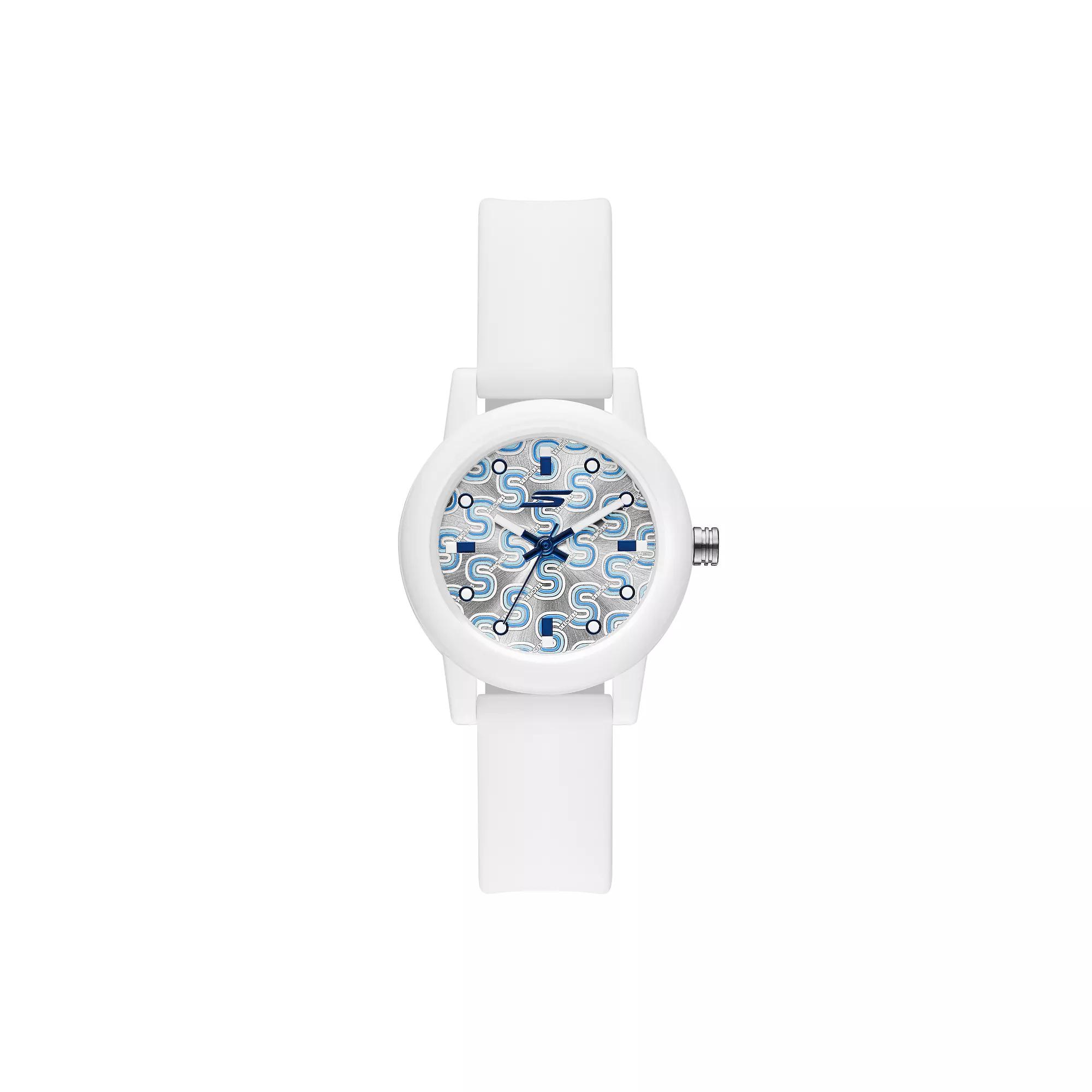 Skechers® Women's Silicone Pickleball Watch, Size: Small, White Product Image