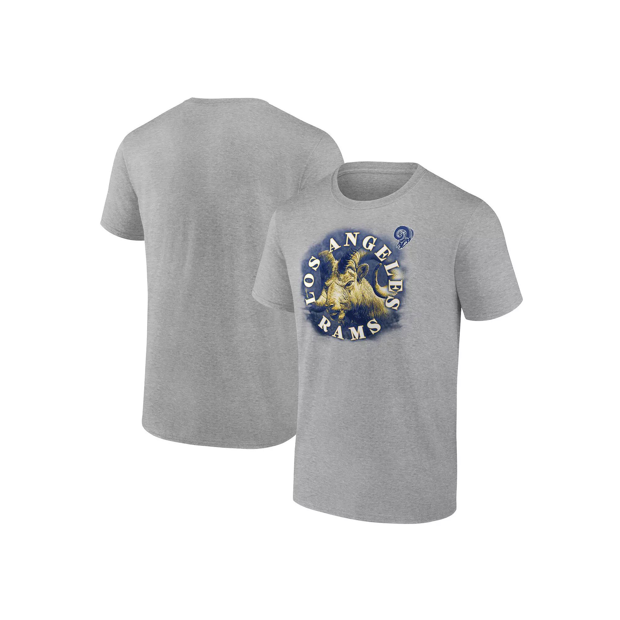 Men's Fanatics Branded Heathered Gray Los Angeles Rams Big & Tall Sporting Chance T-Shirt,  Product Image
