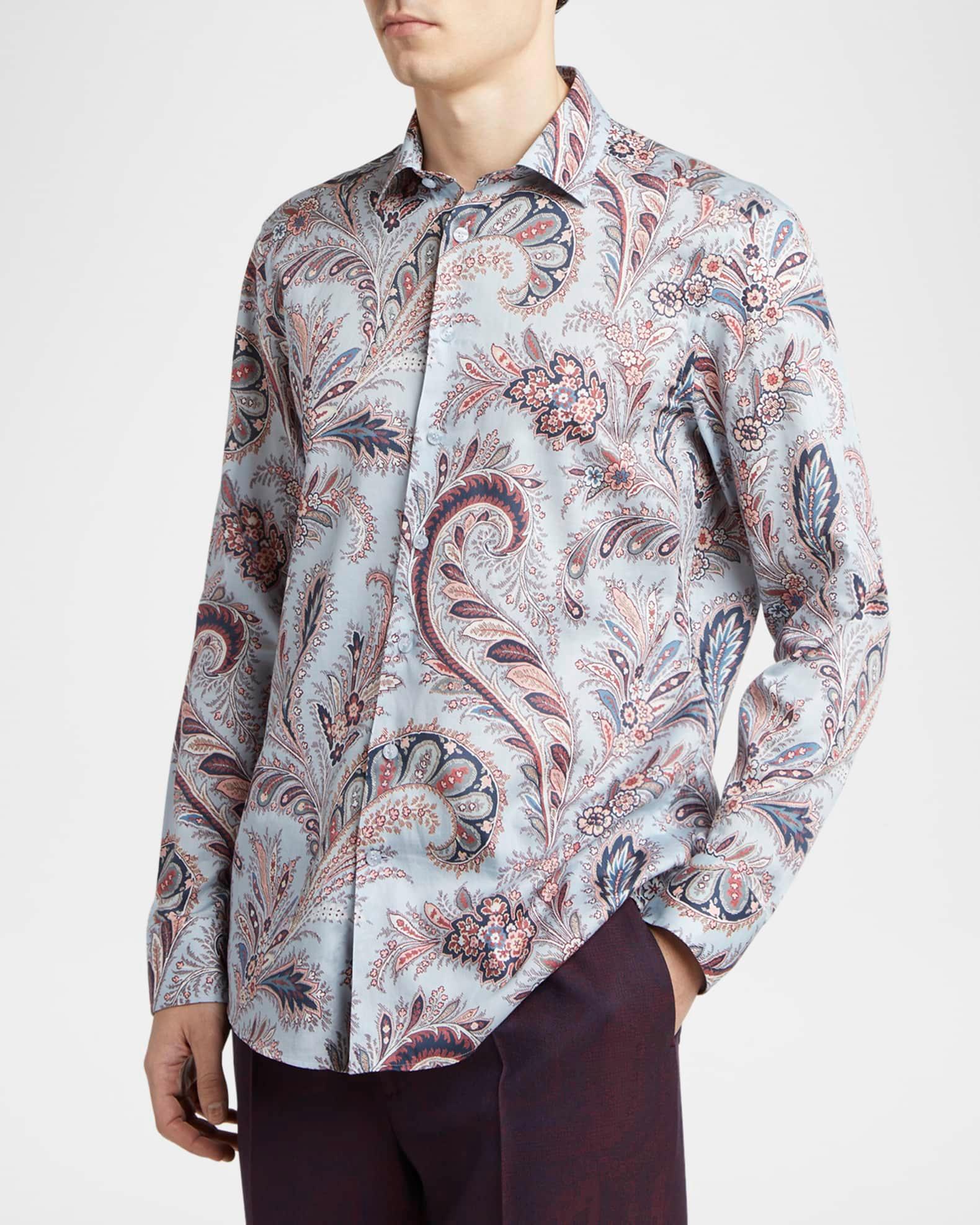 Men's Velvet Paisley Evening Jacket Product Image