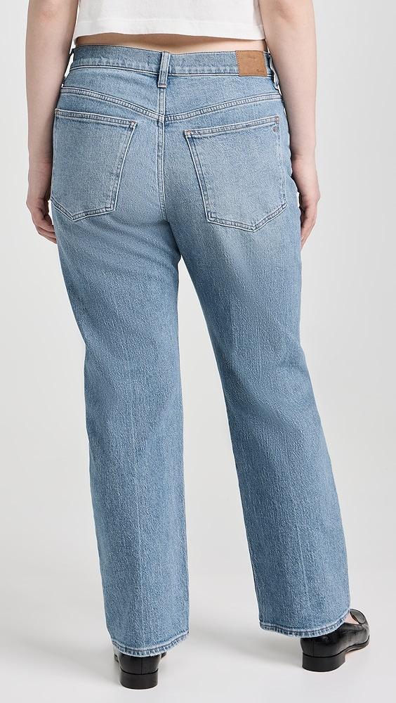 Madewell The '90s Straight Jeans in Rondell Wash: Crease Edition | Shopbop Product Image