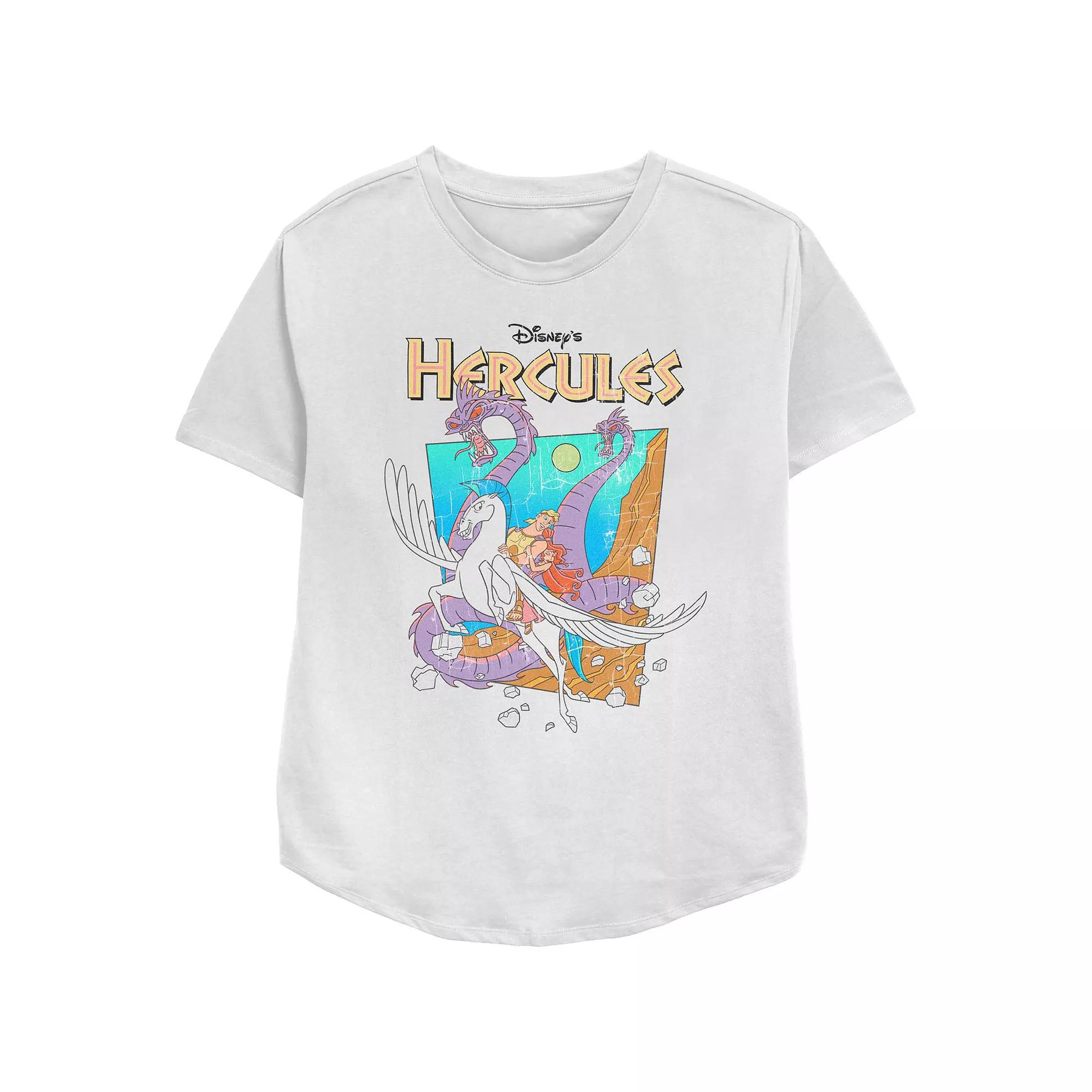 Disney's Hercules Women's Hydra Escape Cracked Image Graphic Tee,  Product Image