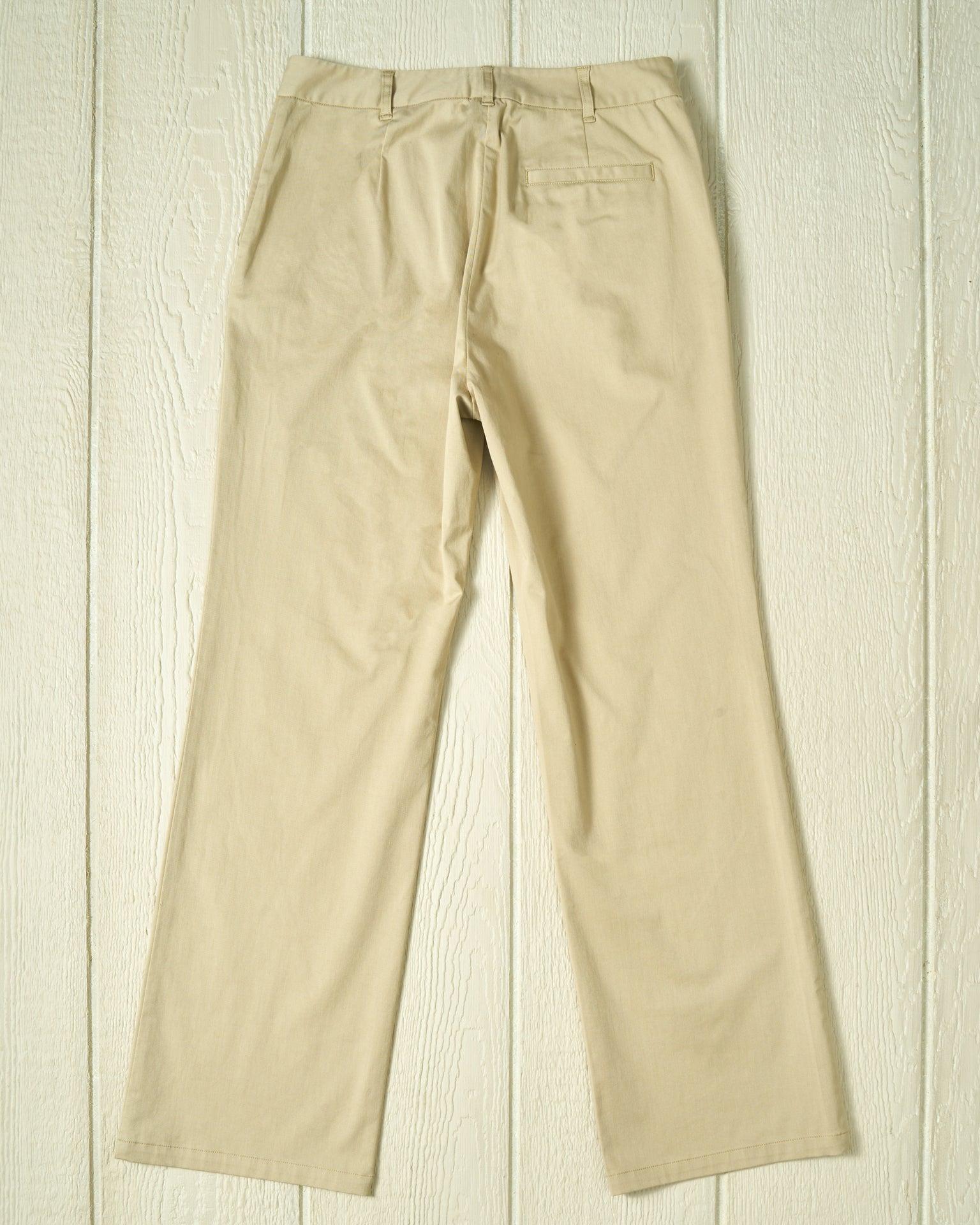 Women's Trousers in Khaki Product Image