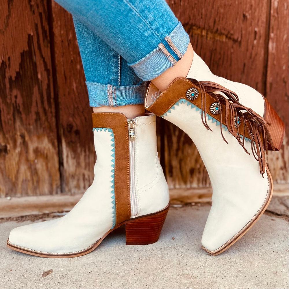 Gizelle Fringe Boots Product Image