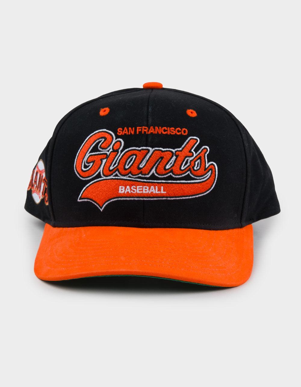 MITCHELL & NESS San Francisco Giants Tail Sweep 2.0 Pro Snapback Hat - BLACK Product Image