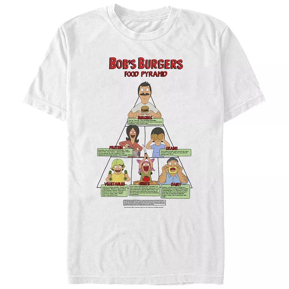Men's Bob's Burgers Food Pyramid Graphic Tee,  Product Image
