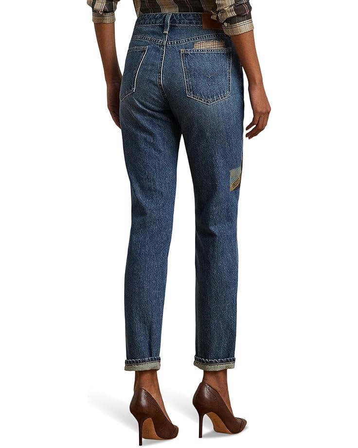 Mid-Rise Straight Ankle Jeans Product Image
