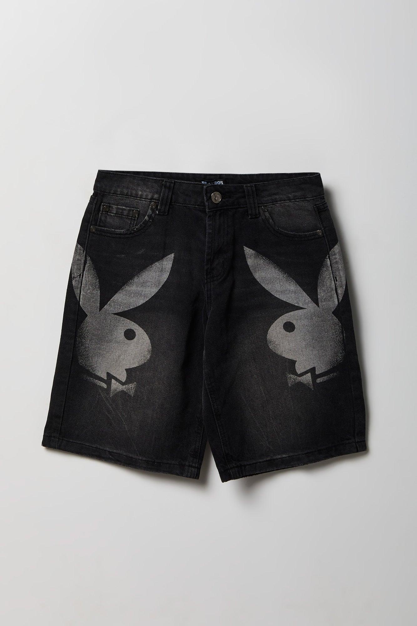 Playboy Print Low Rise Jort Female Product Image