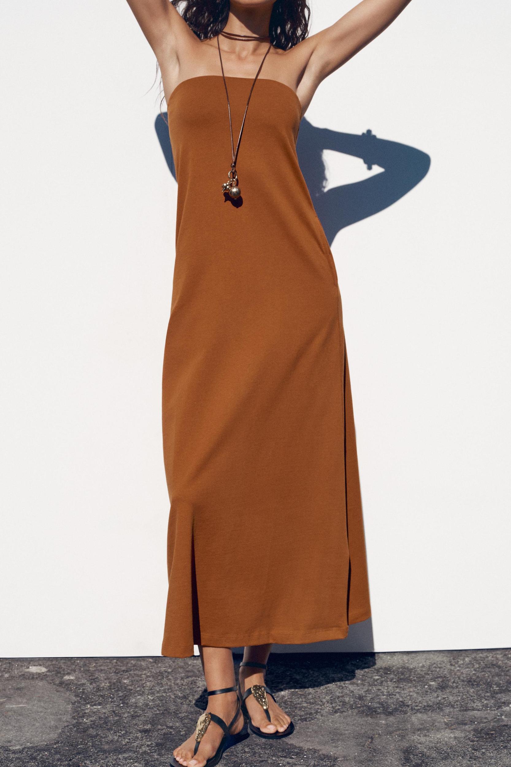 Womens Ada Peekaboo Bustier Midi-Dress Size 0 Product Image