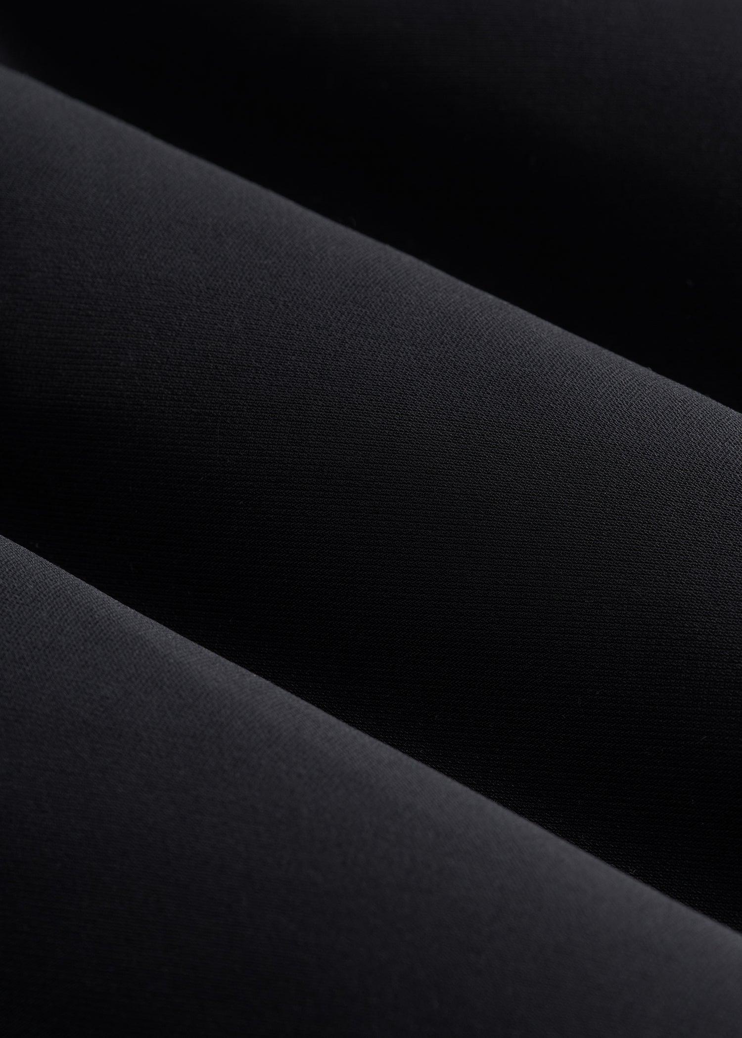 Ruched Jersey Midi Dress for Tall Women in Black Female Product Image