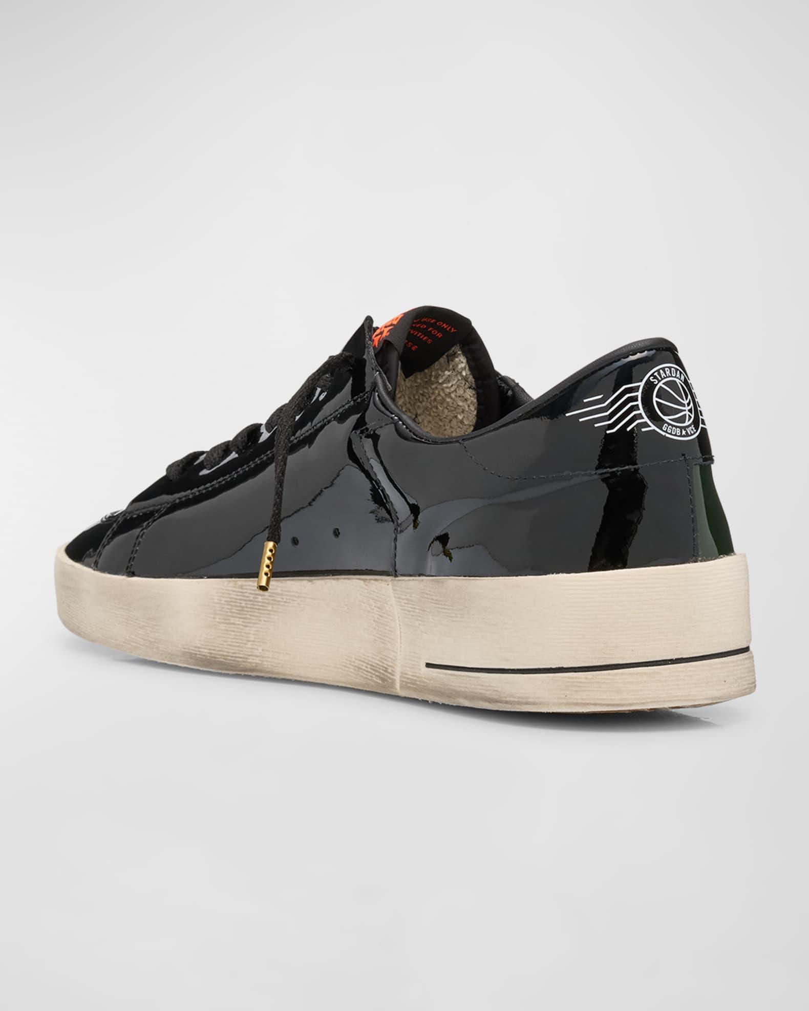 Men's Stardan Patent Leather Low-Top Sneakers Product Image