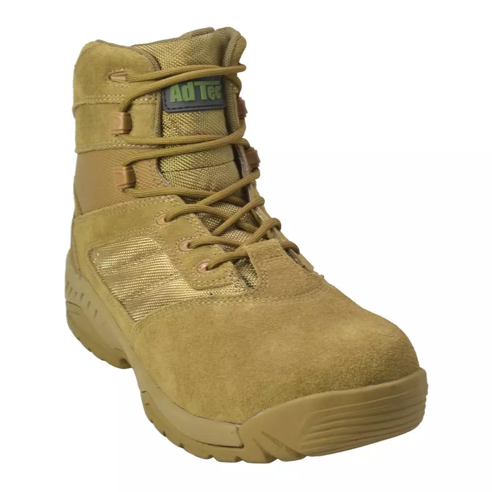 AdTec Men's Suede Waterproof Tactical Boots, Size: 10.5, Coyote Product Image
