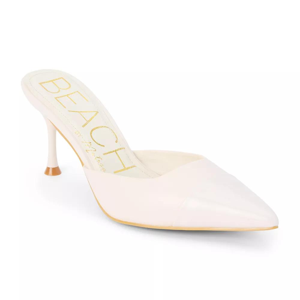 Beach by Matisse Jo Women's Heeled Mules, Size: 9, Natural Product Image