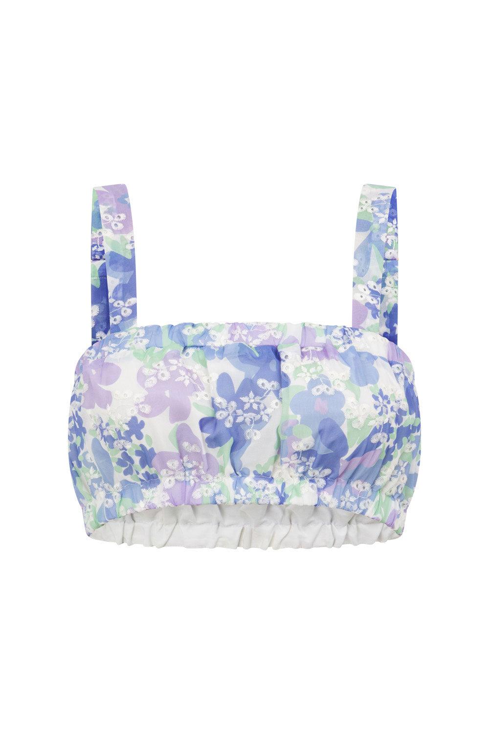 Venesa Skirt - Juniper Floral Product Image