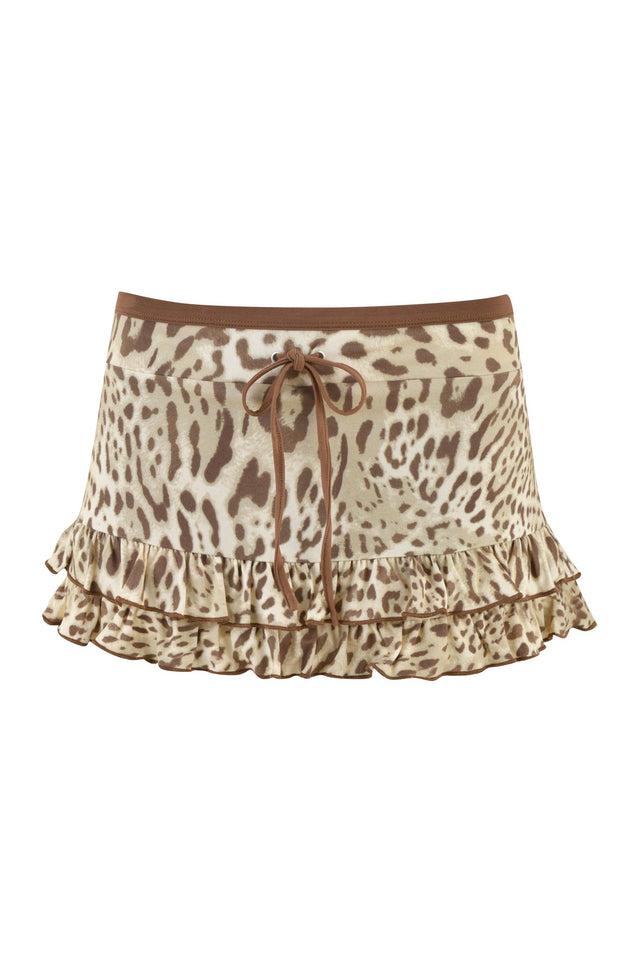 MICHELLE SKORT - NEUTRAL : LEOPARD LIMBO Product Image